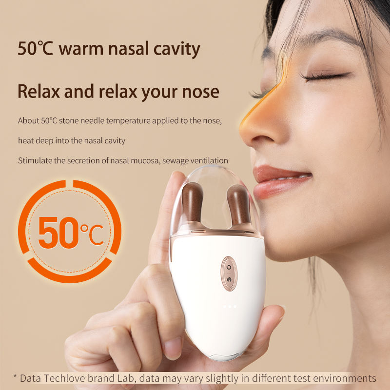 Tech heart beauty tool 2024 skincare facial lifting massager, nose massage, gua sha facial tool