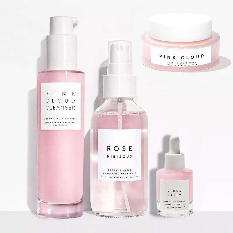 BLIW private label custom logo whitening, moisturizing, brightening beauty cosmetics glowing skincare set, suitable for all skin types