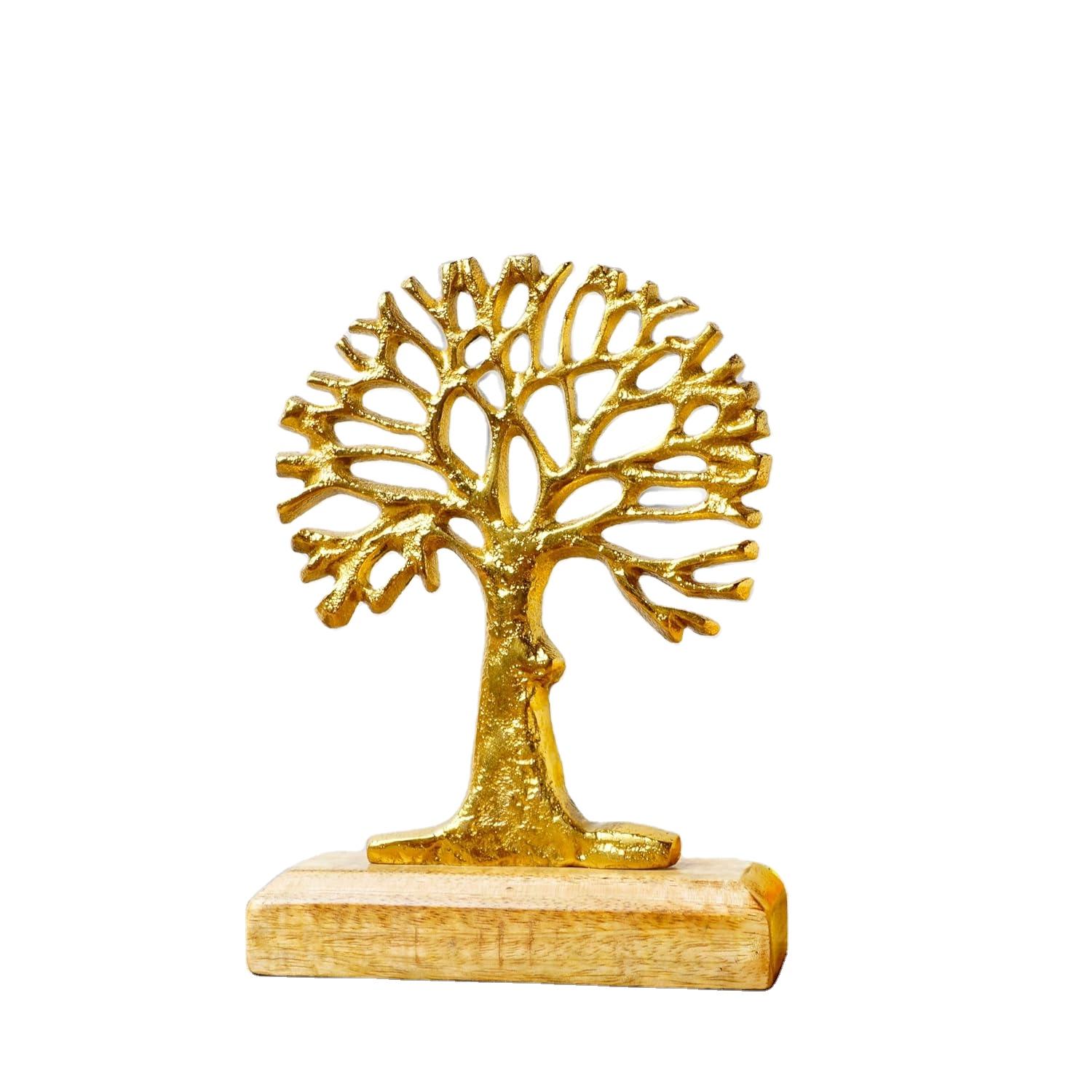 Tree of life statue for home office desk stand and table decoration, decorative tree sculpture for living room and bedroom décor