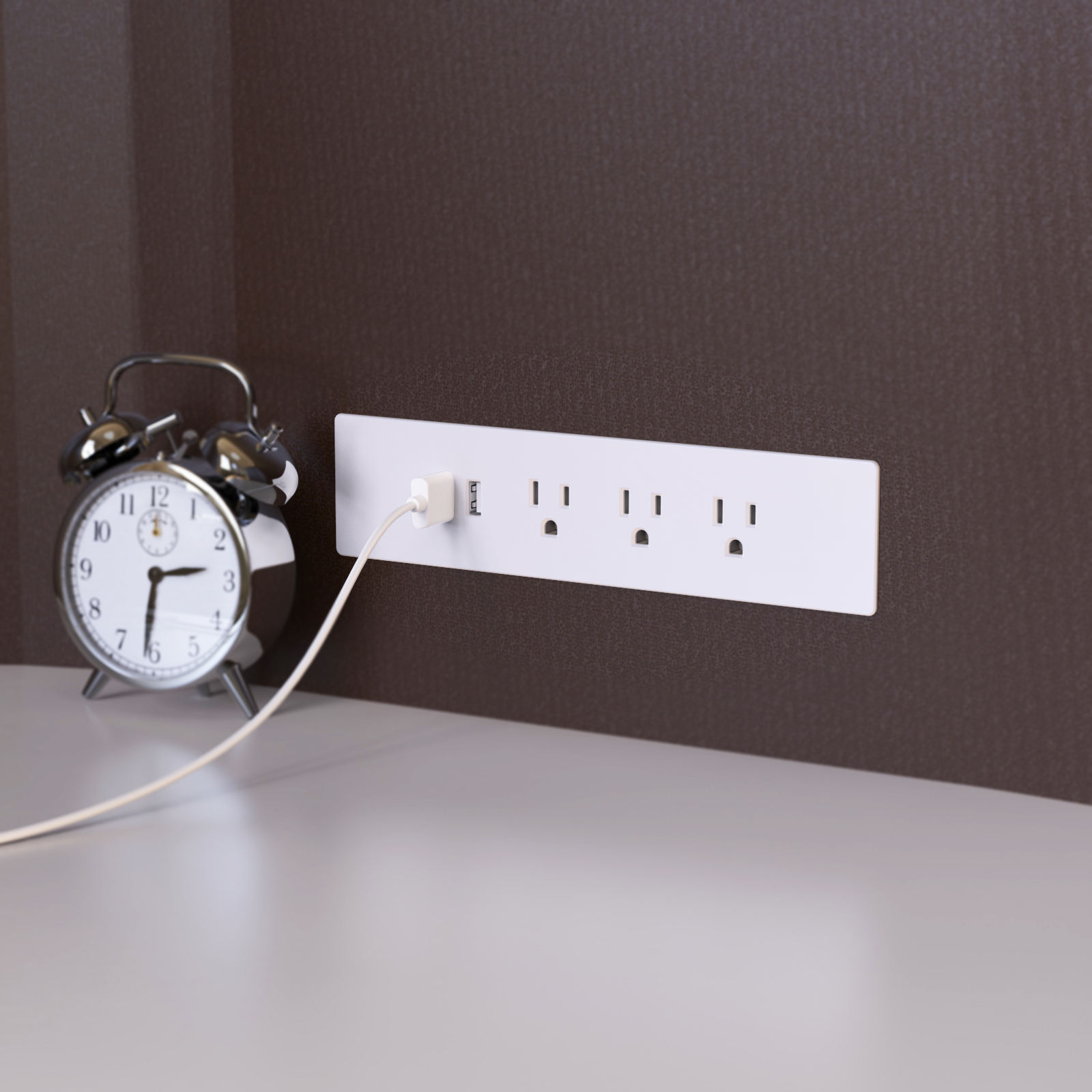 UL Listed Embedded Power Strip with USB for Furniture Use
