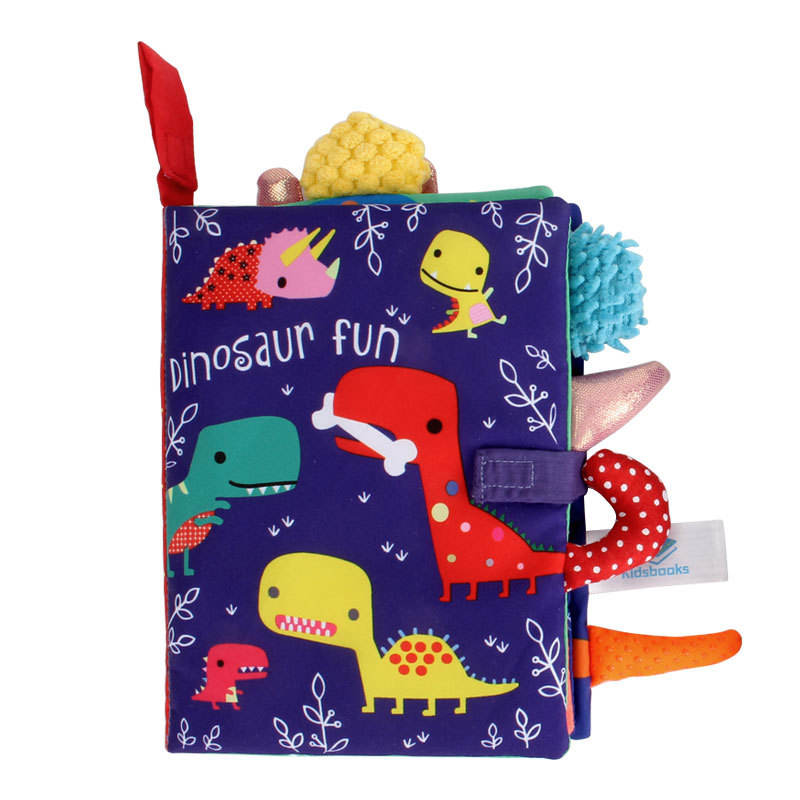 Custom other educational toys, soft fabric animal cognitive cloth book, baby toy, children's gift
