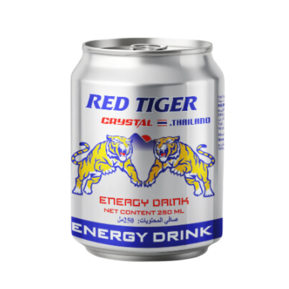 Red Tiger energy drink, private label carbonated beverage can, made in Vietnam company - OEM ODM food and beverage product